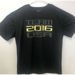 Team USA 2016 Olympics Black T-Shirt XL